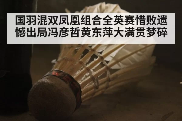 国羽混双凤凰组合全英赛惜败遗憾出局冯彦哲黄东萍大满贯梦碎